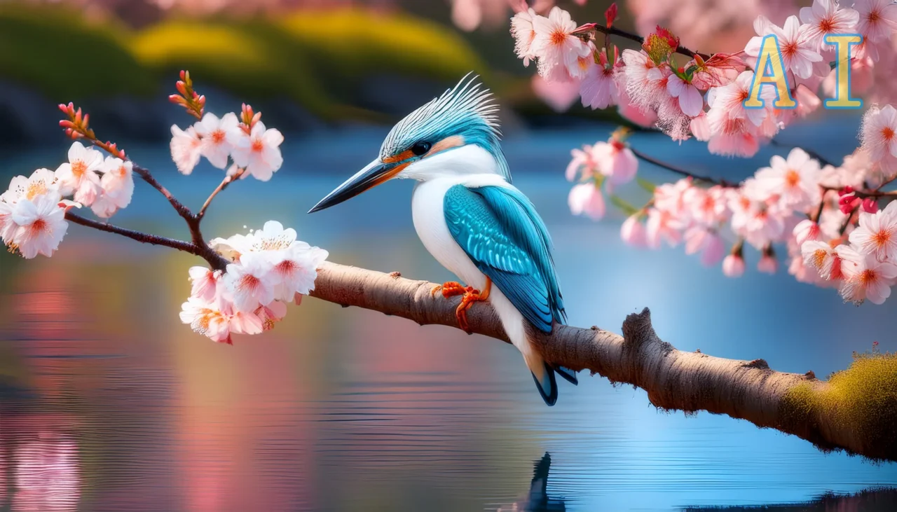 カワセミのAI生成画像